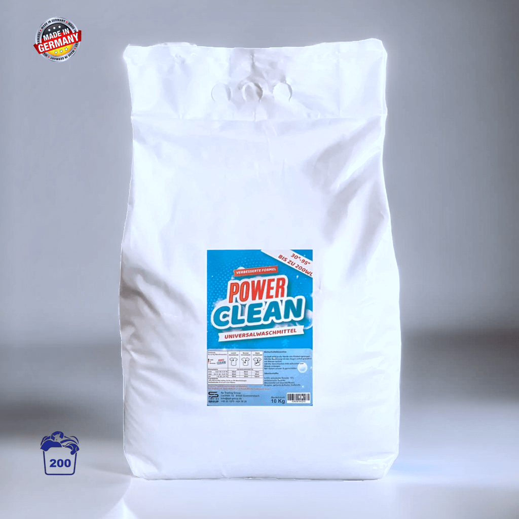 power clean Waschpulver waschmittel 10kg sack